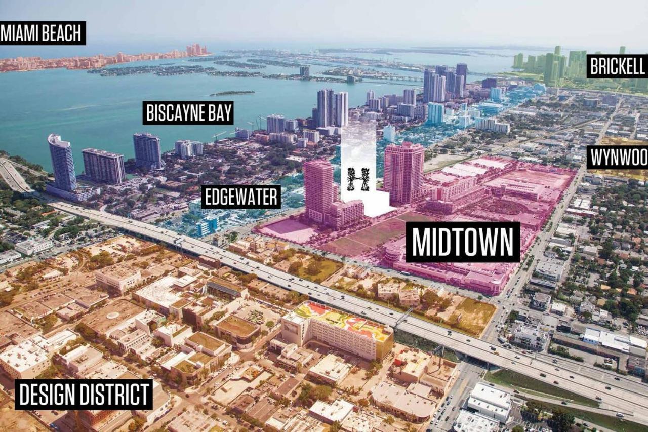 Modern 1 Bedroom Midtown Miami With Free Parking Bagian luar foto