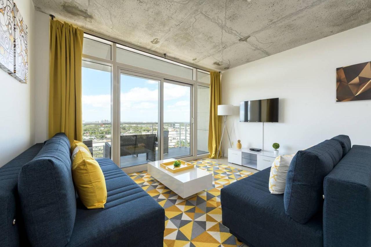 Modern 1 Bedroom Midtown Miami With Free Parking Bagian luar foto