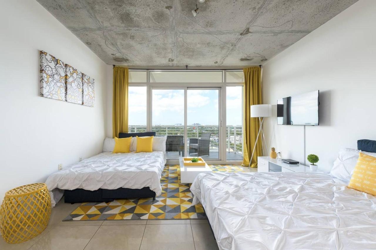 Modern 1 Bedroom Midtown Miami With Free Parking Bagian luar foto